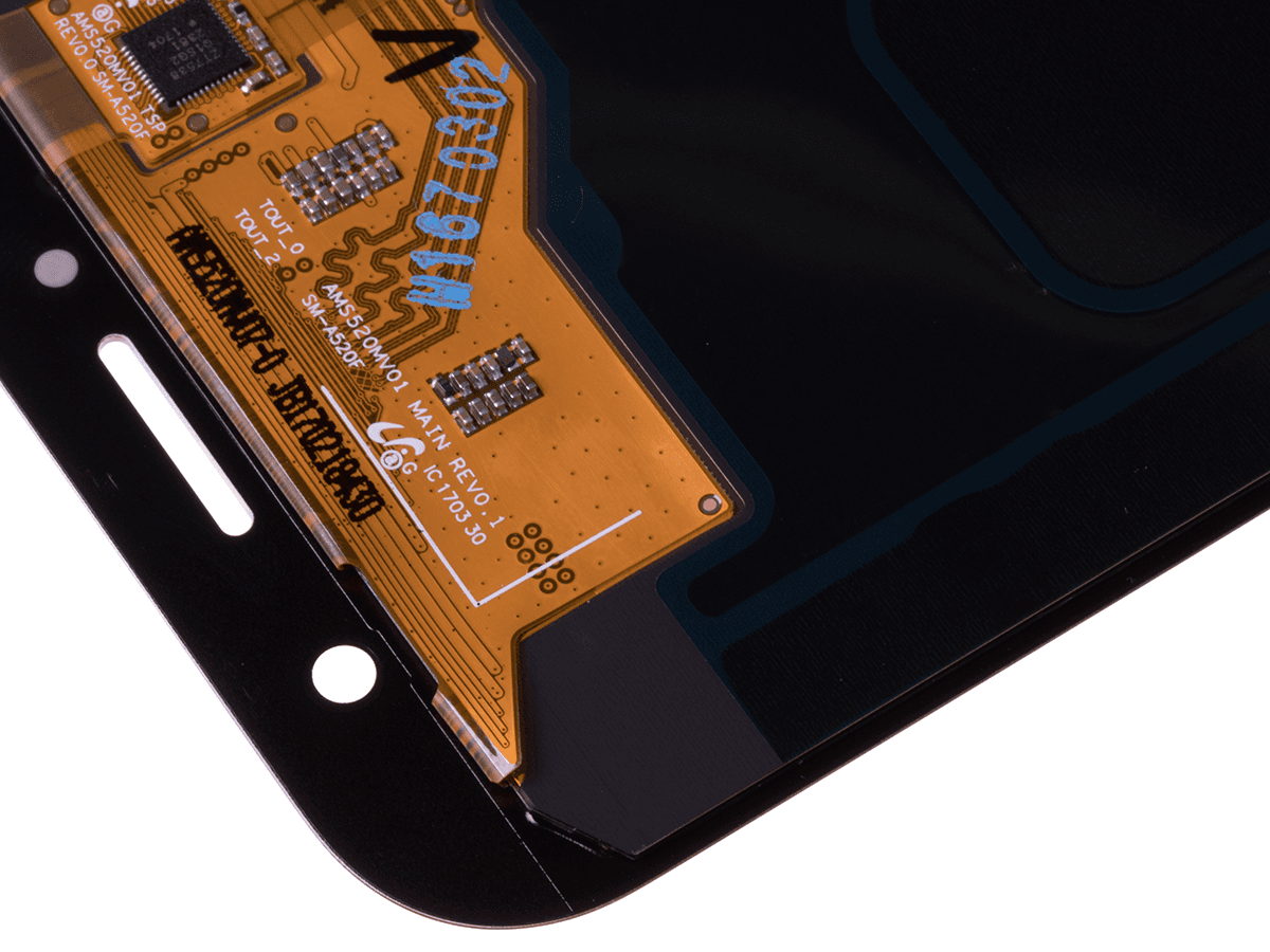 Oryginalny Wyświetlacz LCD + Ekran dotykowy Samsung A520 Galaxy A5 2017 złoty
