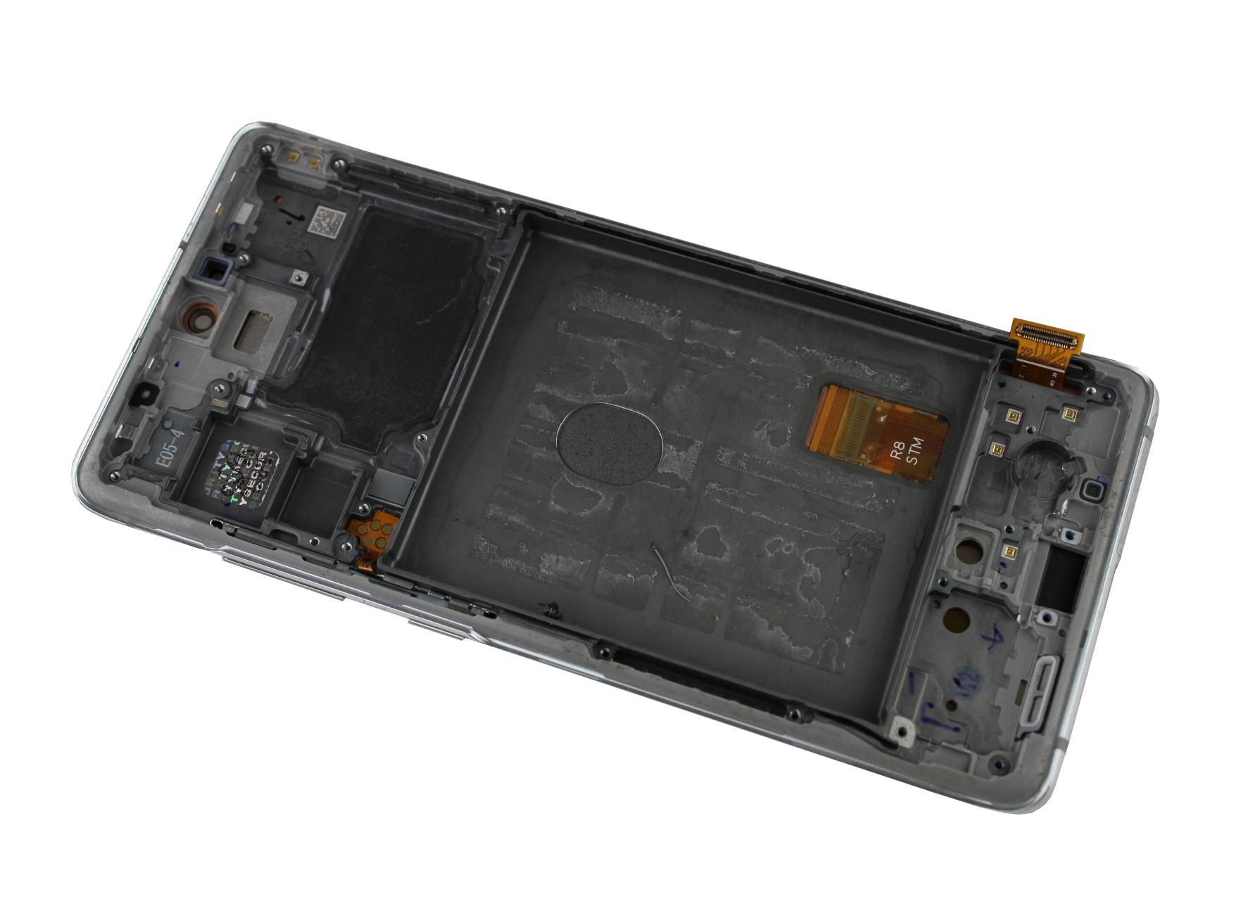 Oryginalny Wyświetlacz LCD + Ekran dotykowy Samsung SM-G780 Galaxy S20 FE (Wymieniona szyba) - biały