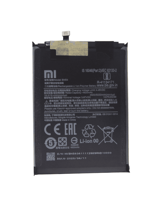 Original Battery BN54 Xiaomi Redmi 9 / Redmi Note 9