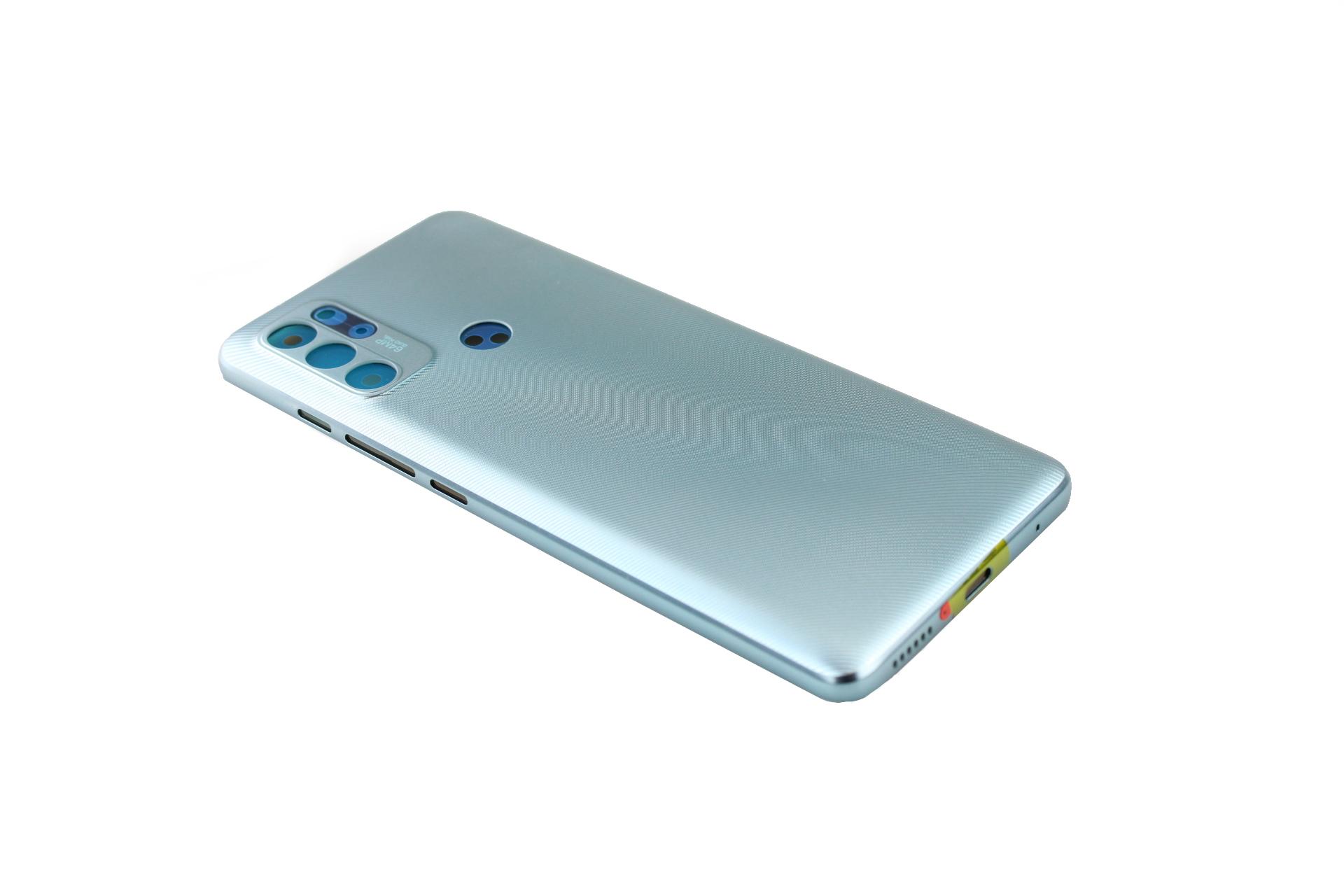 Oryginalna Klapka baterii Motorola Moto G60s XT2133 - srebrna