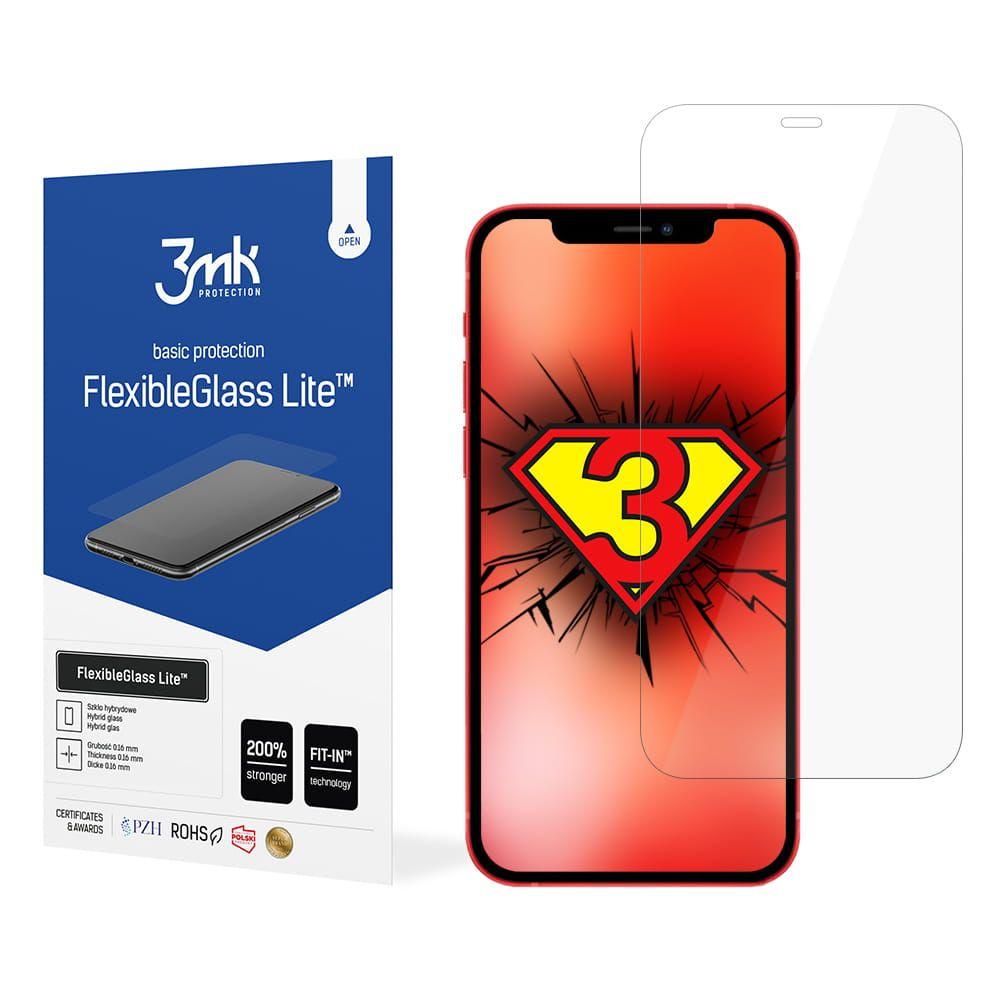 Szkło hybrydowe 3mk FlexibleGlass Lite Apple iPhone 12 Pro Max