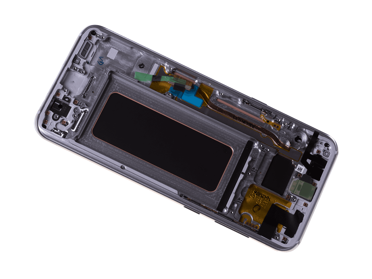 ORYGINALNY Wyświetlacz LCD + ekran dotykowy Samsung G955 Galaxy S8 Plus srebrny