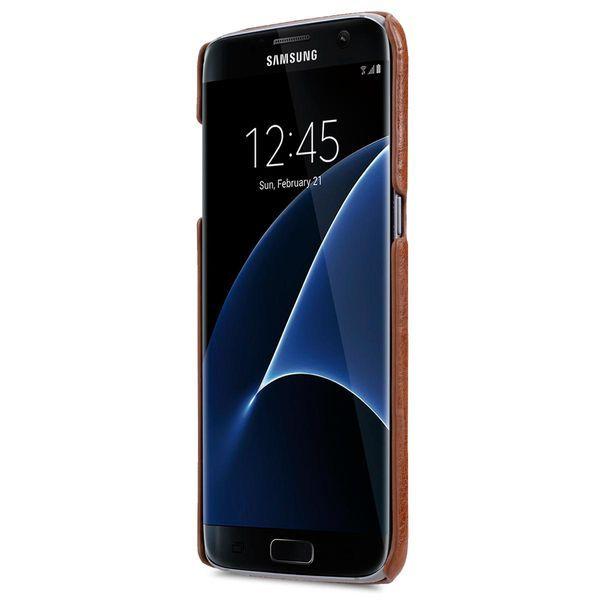 Skórzany Back Cover VETTI Samsung Galaxy S7 G930 brąz