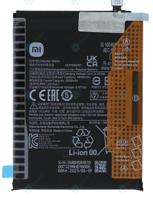 Oryginalna Bateria BN5A Xiaomi Poco M3 Pro - Redmi 10 - Redmi Note 10 5G