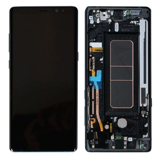 Oryginalny wyświetlacz LCD + ekran dotykowy Samsung N950 Note 8 czarny (wymieniona szyba)