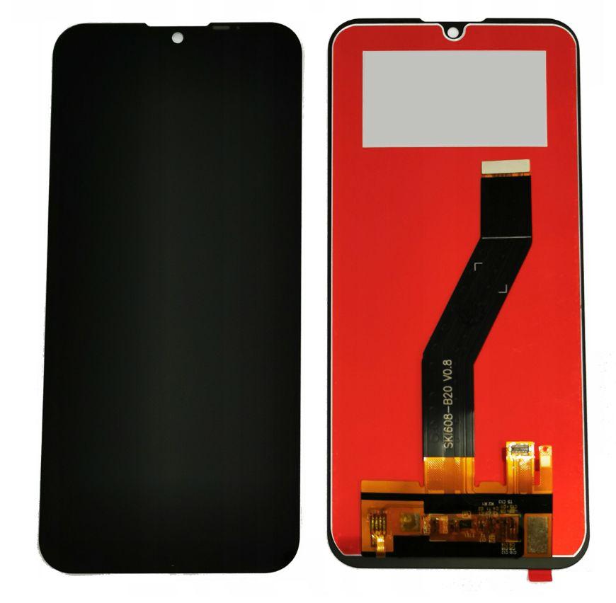 Wyświetlacz LCD + Ekran dotykowy Motorola MOTO E6S XT2053 - czarny
