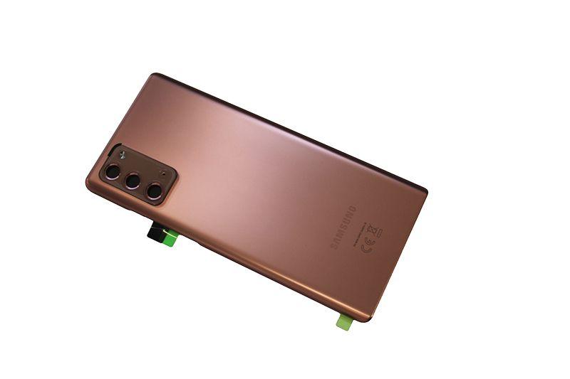 Oryginalna Klapka baterii Samsung SM-N980F Galaxy Note 20 brązowa (Demontaż)