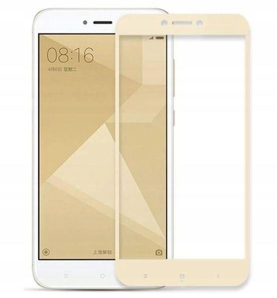 Szkło hartowane 5D Full Glue Xiaomi Redmi Note 4x złote