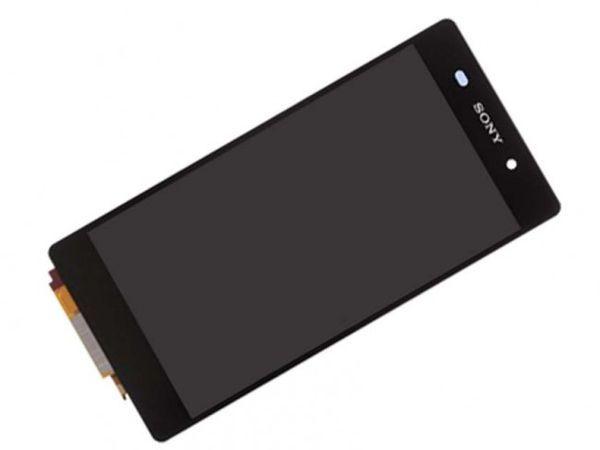 Wyświetlacz LCD + ekran dotykowy Sony Xperia Z2 czarny bez ramki