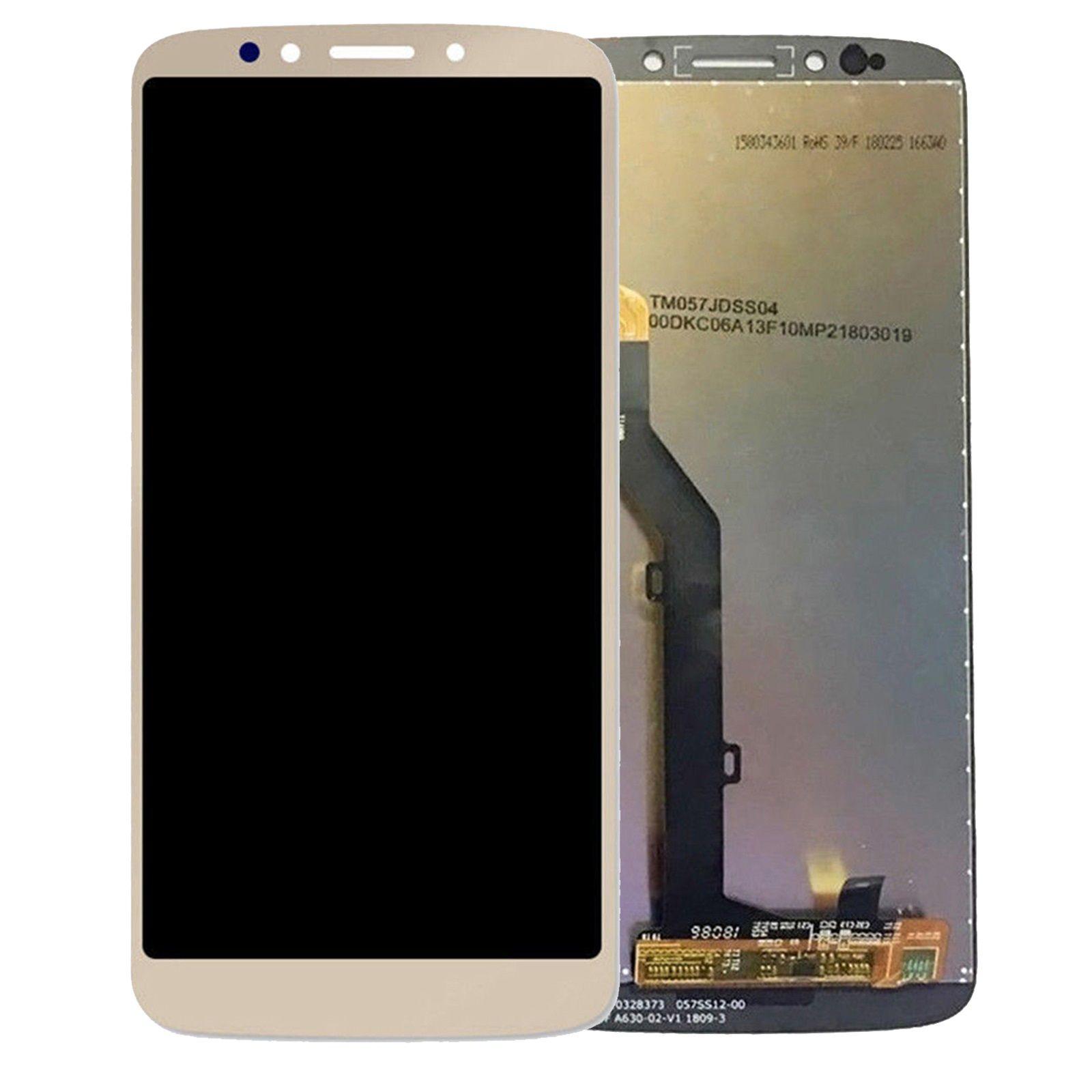Wyświetlacz LCD + ekran dotykowy Motorola E5 złoty