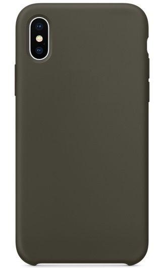 Etui silikonowe Iphone 7G/8G/SE 2020 ciemny oliwkowy