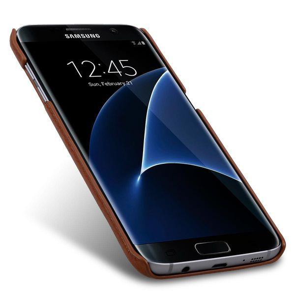 Skórzany Back Cover VETTI Samsung Galaxy S7 G930 brąz
