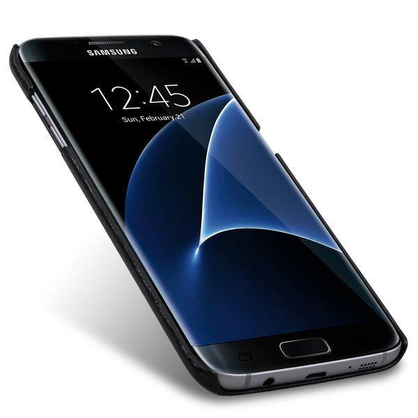 Skórzany Back Cover VETTI Samsung Galaxy S7 EDGE G935 czarny