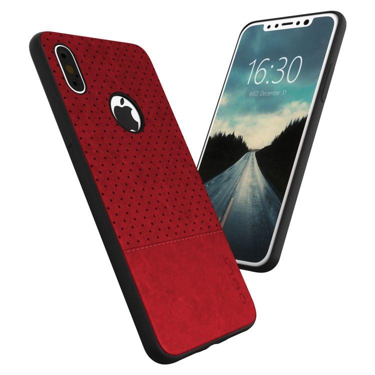 Back Case Qult Drop iPhone X czerwony