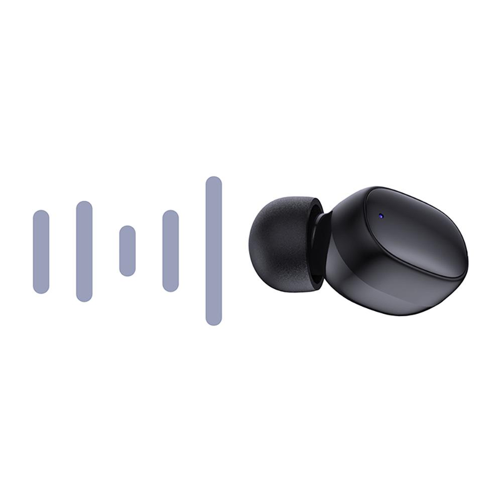 3mk Słuchawki bezprzewodowe - FlowBuds - czarne