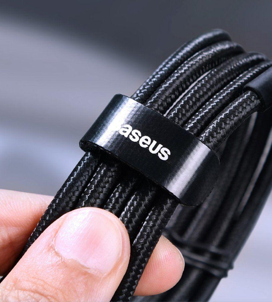 Baseus Cafule Cable Nylon Braided Wire USB Typ C PD Power Delivery 2.0 100W 20V 5A 2m gray (CATKLF-ALG1)