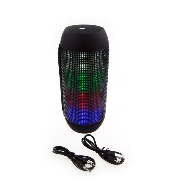 Głośnik Bluetooth Pulse MP3 FM LED LIGHT CZARNY