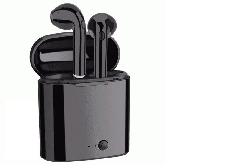 Słuchawki bezprzewodowe Bluetooth I7S TWS - czarne (blister)