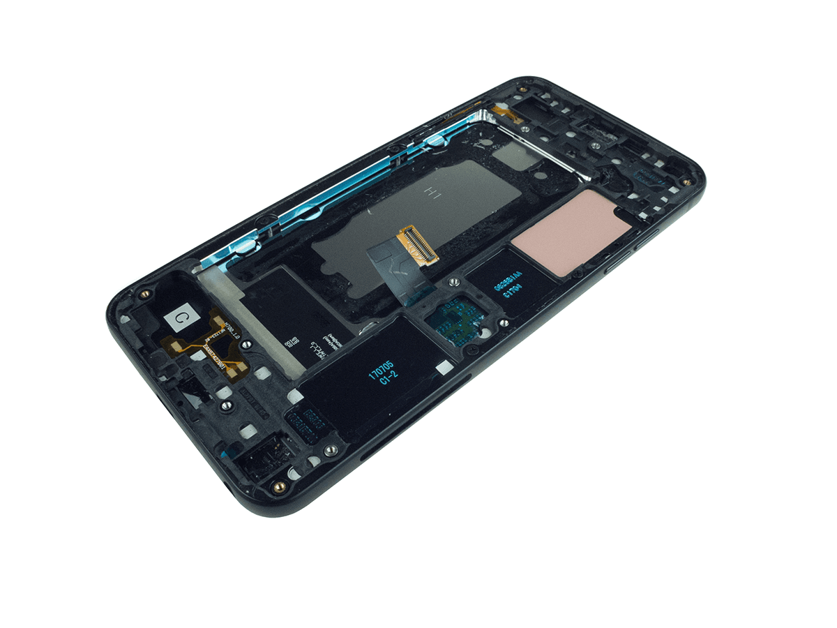 Wyświetlacz LCD + ekran dotykowy LG M700 Q6 czarny (demontaż) 1xSIM