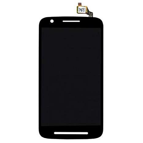 Oryginalny Wyświetlacz LCD + Ekran dotykowy Motorola XT1706 Moto E3 Power - czarny (oryginalny)