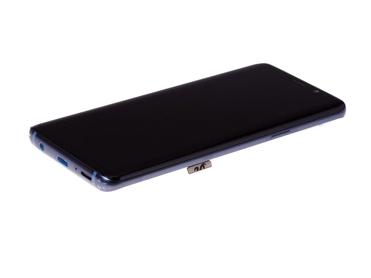Oryginalny Wyświetlacz LCD + Ekran dotykowy Samsung SM-G960 Galaxy S9/ SM-G960F/DS Galaxy S9 Dual SIM - niebieski