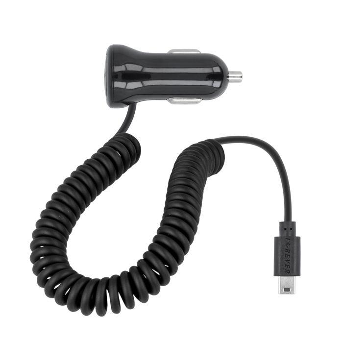 Car charger micro + USB 2,1A Reverse CC-21 black