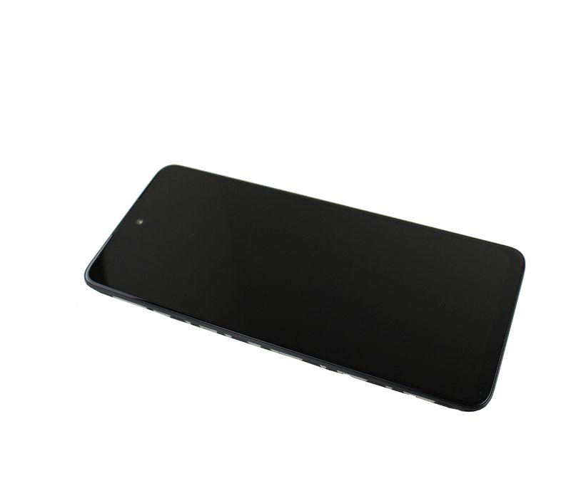 Oryginalny Wyświetlacz LCD + Ekran dotykowy Motorola G60 XT2135 - czarny (Wymieniona szyba)