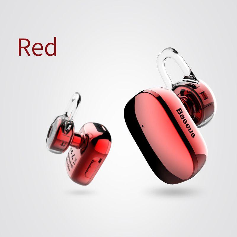 Baseus Encok Mini Wireless Earphone A02 czerwone