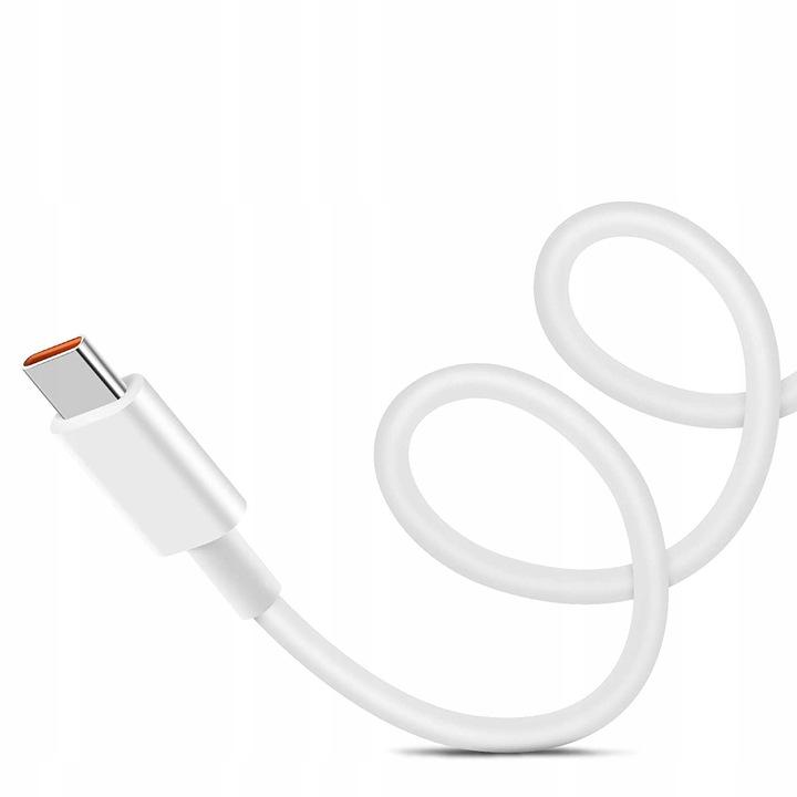 Oryginalny Kabel USB-C Xiaomi 6A 120W QC 1m biały (bulk)