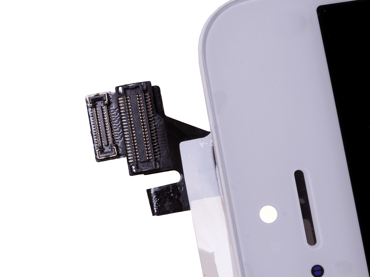 Wyświetlacz LCD + ekran dotykowy iPHONE 5 biały (org material)