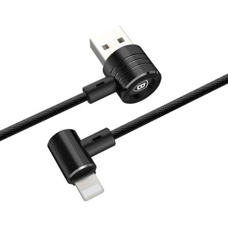Kabel USB Baseus T-Type magnetyczny (iPhone/micro) czarny