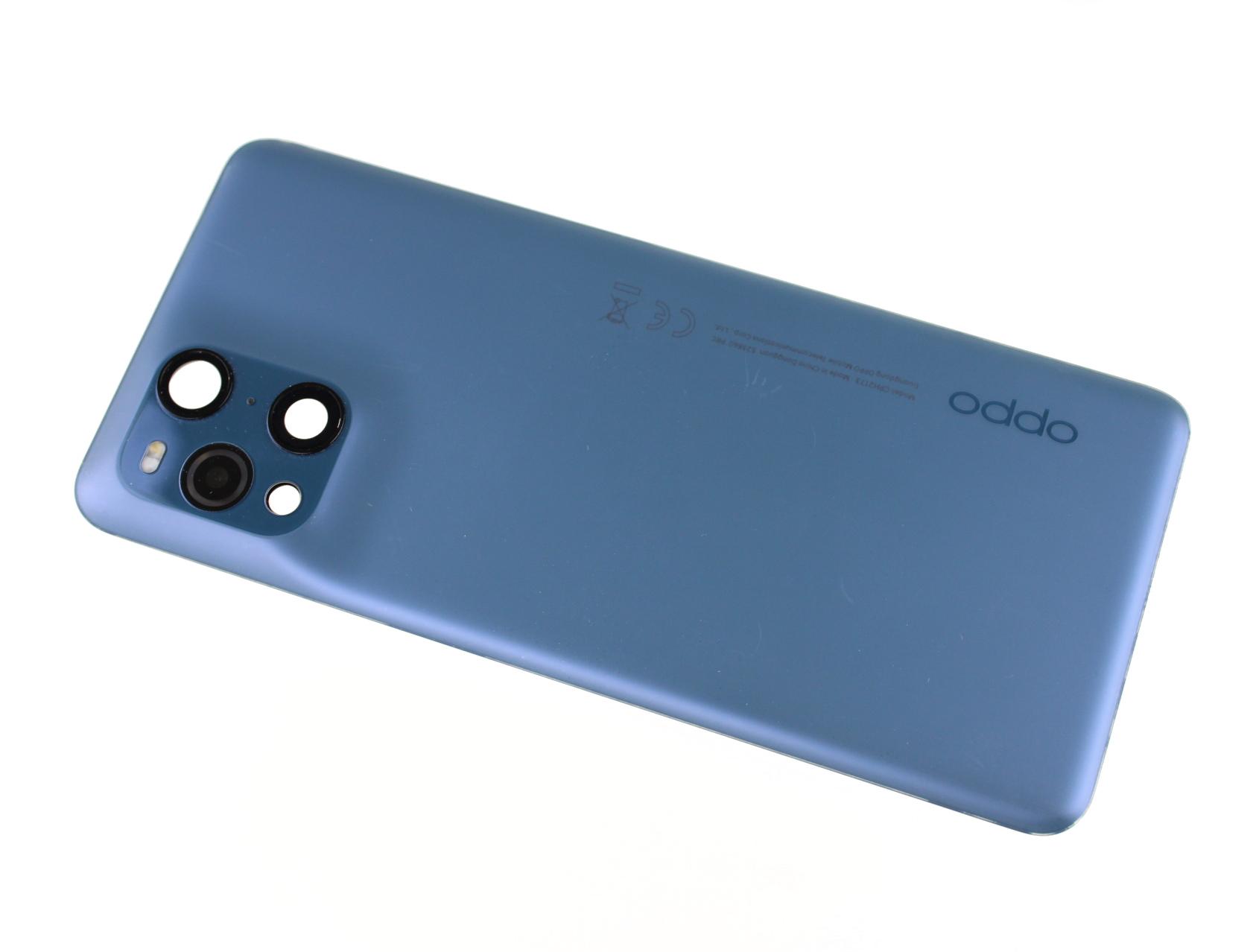 Original battery cover OPPO Find X3 (CPH2173) blue (disassembly)