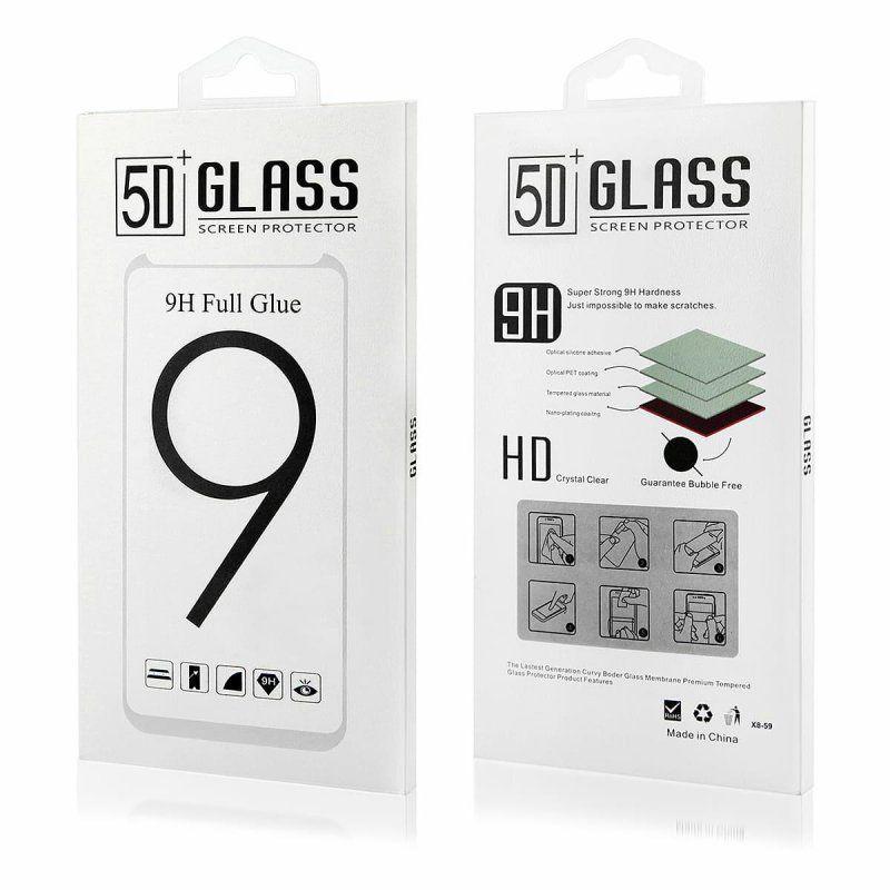 Hard glass full glue Motorola Moto G100 / G200 / G60 / G60s / G51 5G / G9 Power / T-Phone Pro czarne