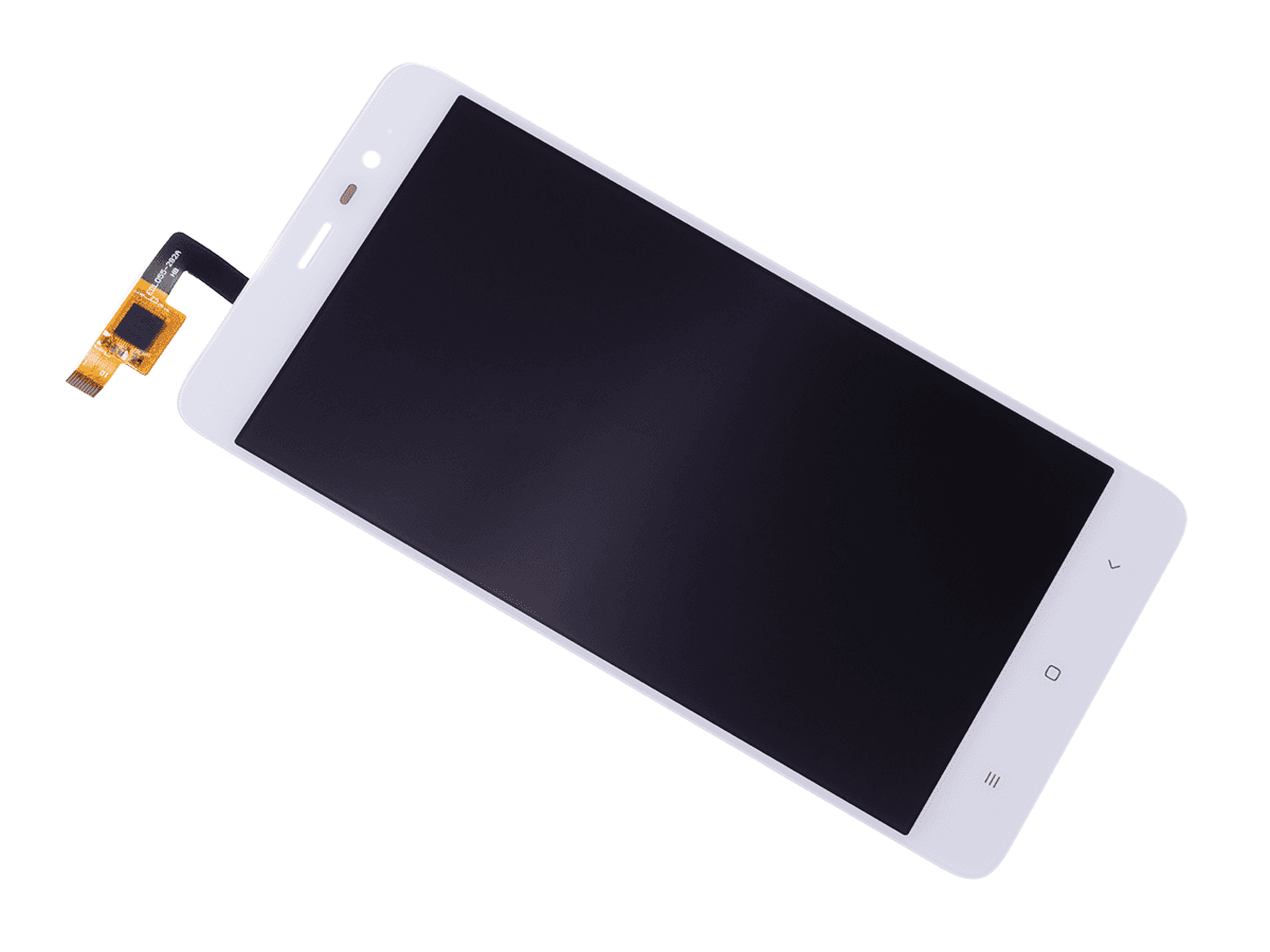 Wyświetlacz LCD + ekran dotykowy Xiaomi Redmi Note 3 biały (długość 15cm)