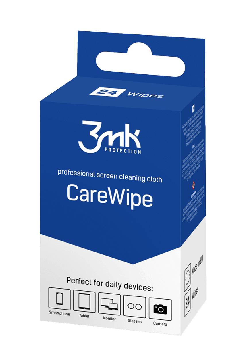 3mk CareWipe - zestaw 24 ściereczek nawilżonych preparatem czyszczącym