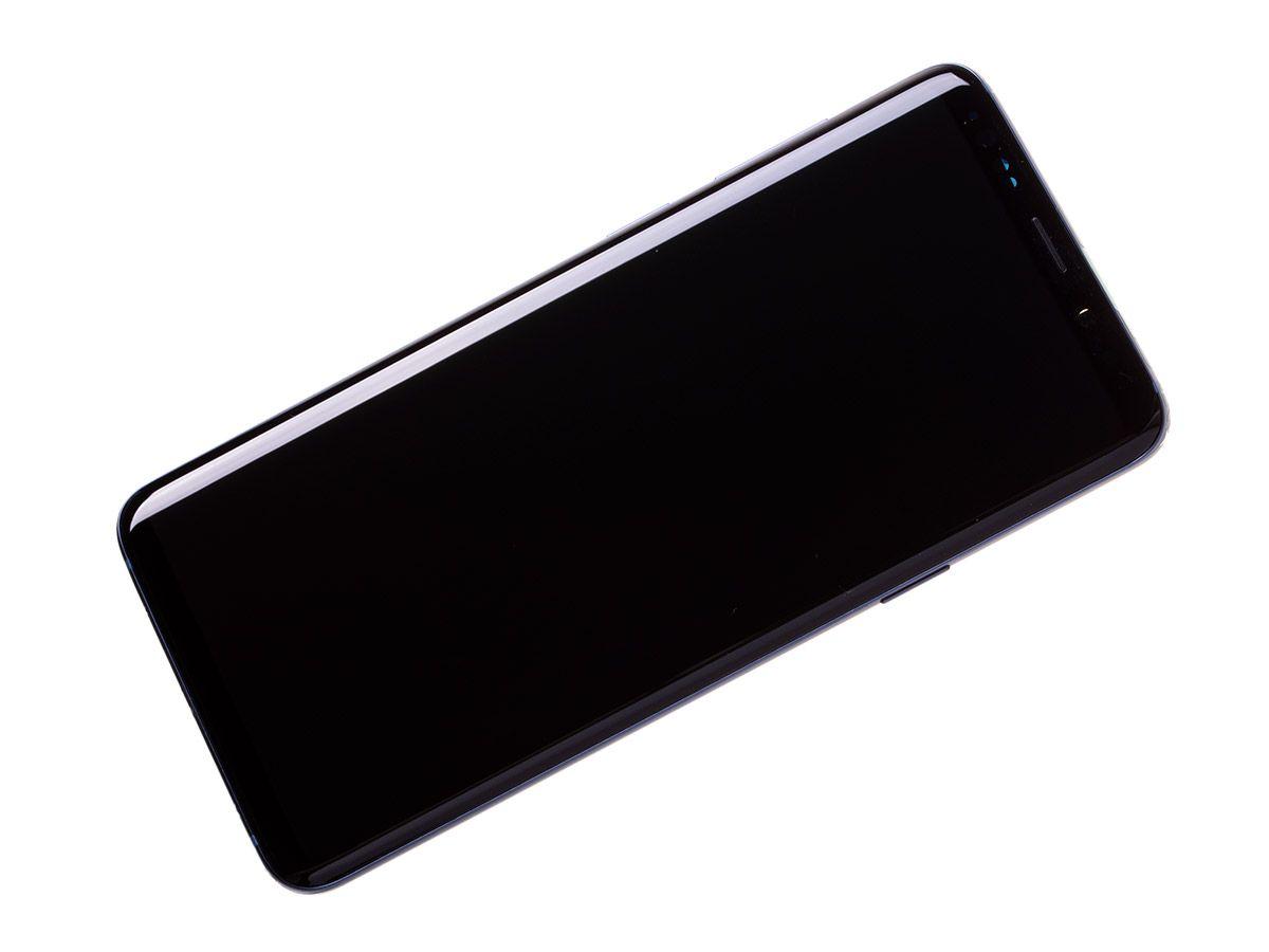 Oryginalny Wyświetlacz LCD + Ekran dotykowy Samsung SM-G965 Galaxy S9 Plus - niebieski