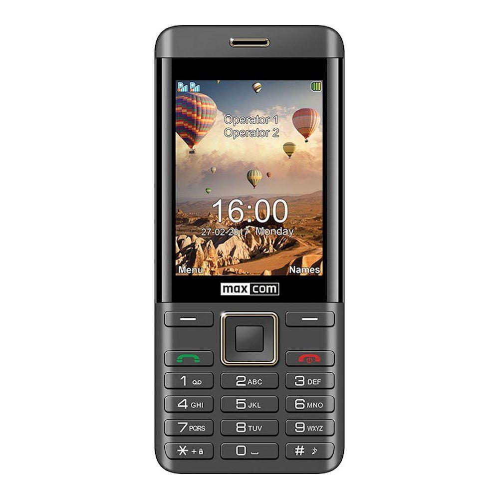 Telefon maxcom MM236 czarno / złoty