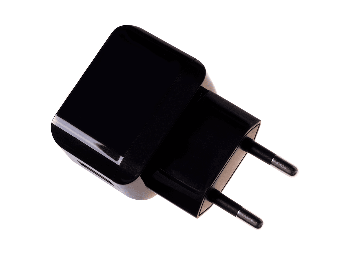 Adapter ładowarka sieciowa USB HEDO 2,1A - czarna (oryginalna)