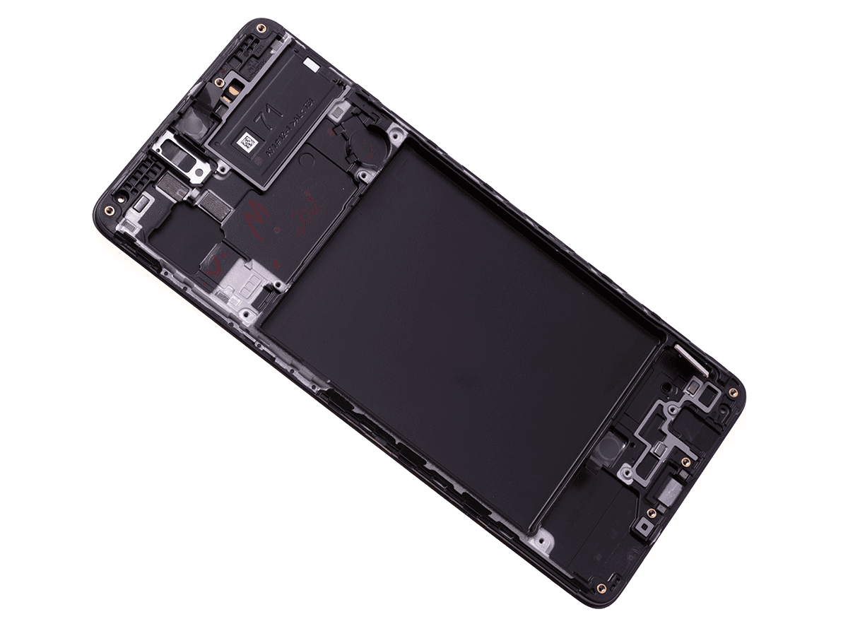 Oryginalny Wyświetlacz LCD + Ekran dotykowy Samsung SM-A715 Galaxy A71 z ramką (Wymieniona szyba)