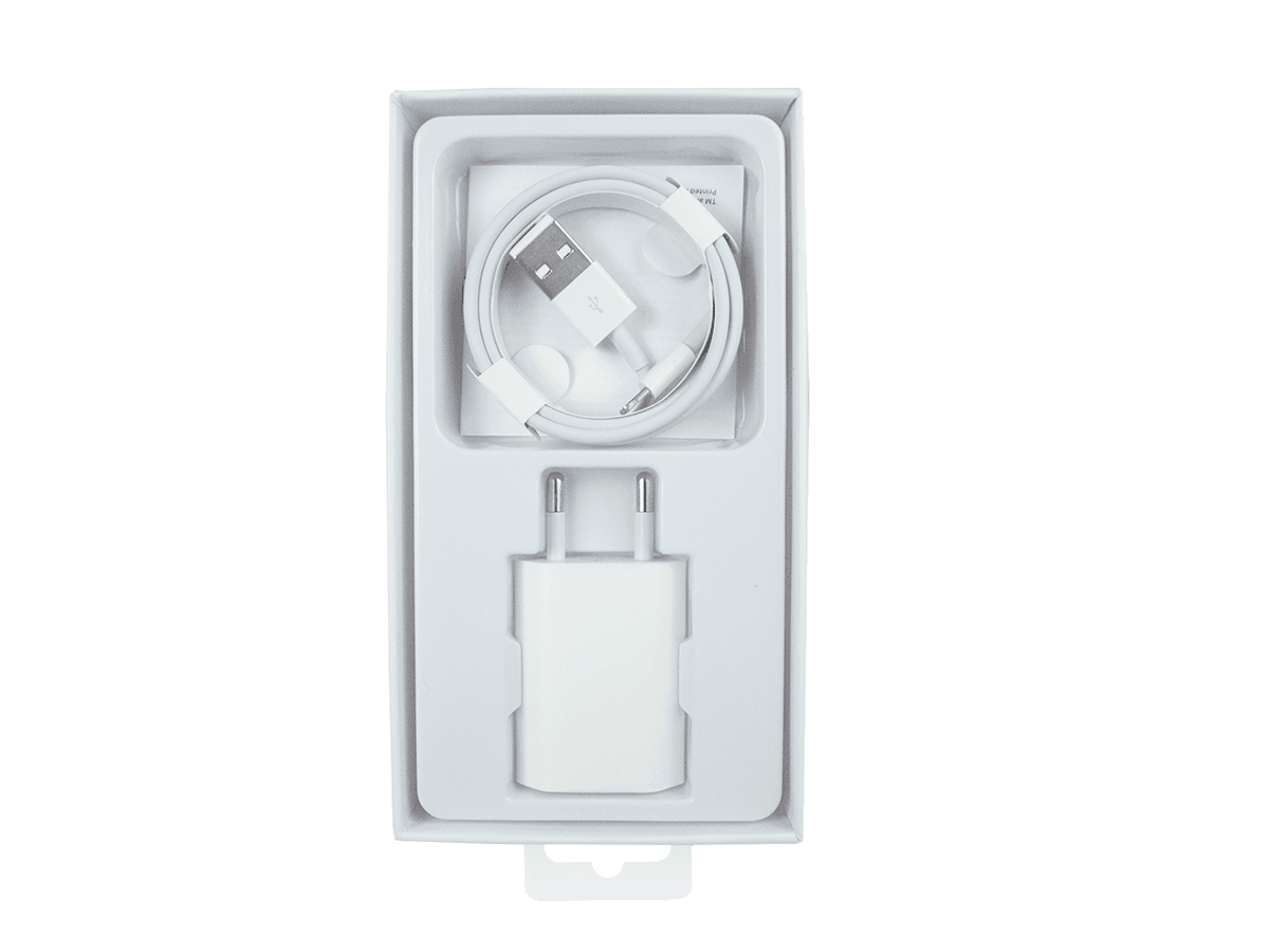Ładowarka Adapter + kabel iPhone X 5W USB biały (blister)