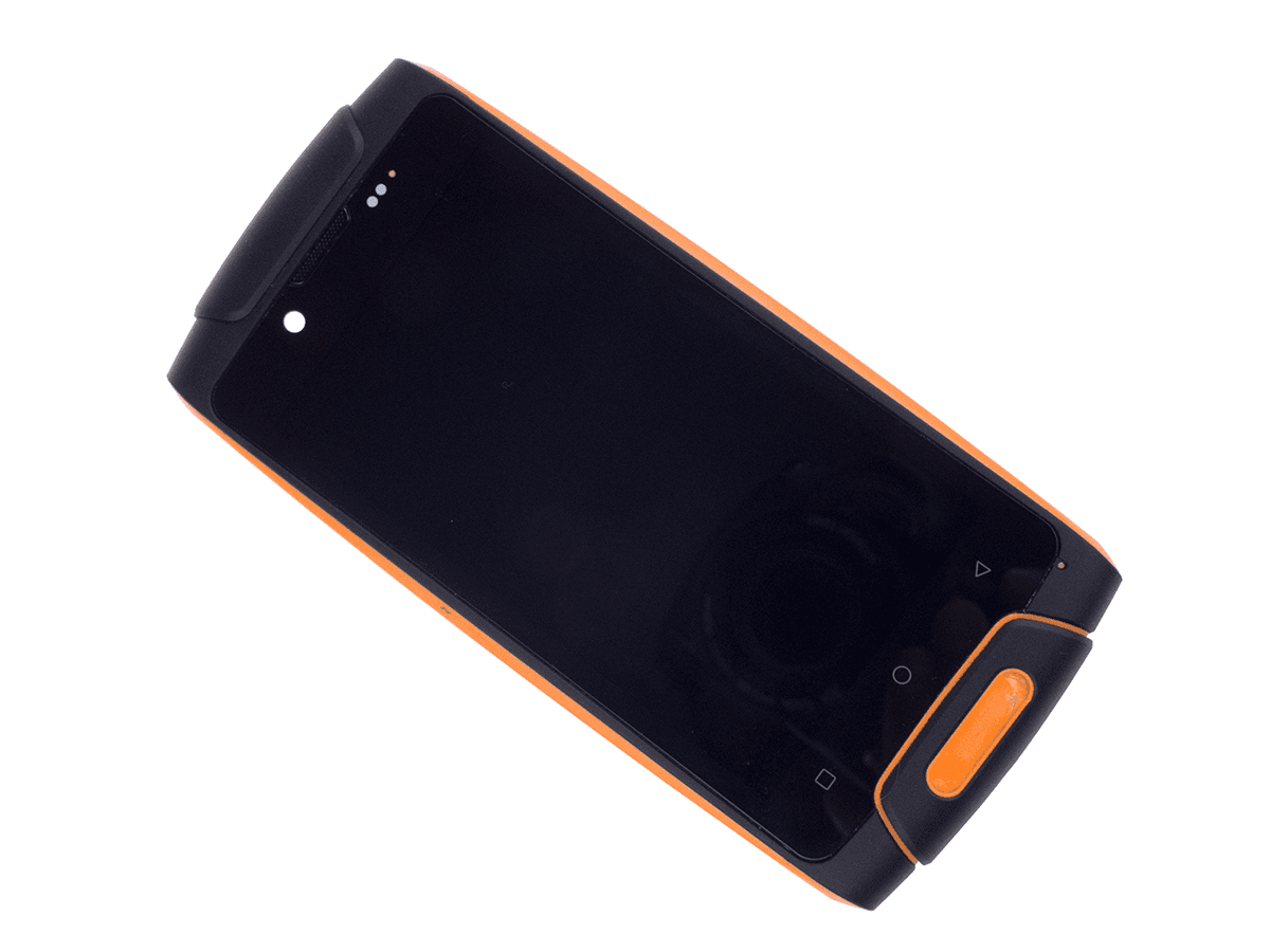 Wyświetlacz LCD + ekran dotykowy MyPhone Hammer Axe LTE pomarańczowy (demontaż)