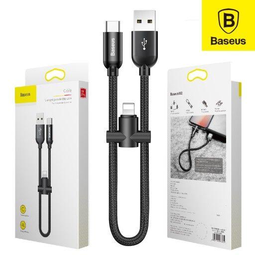 Baseus kabel U-shaped iOS/Typ C czarny 23 cm ( CALUTC-01 )