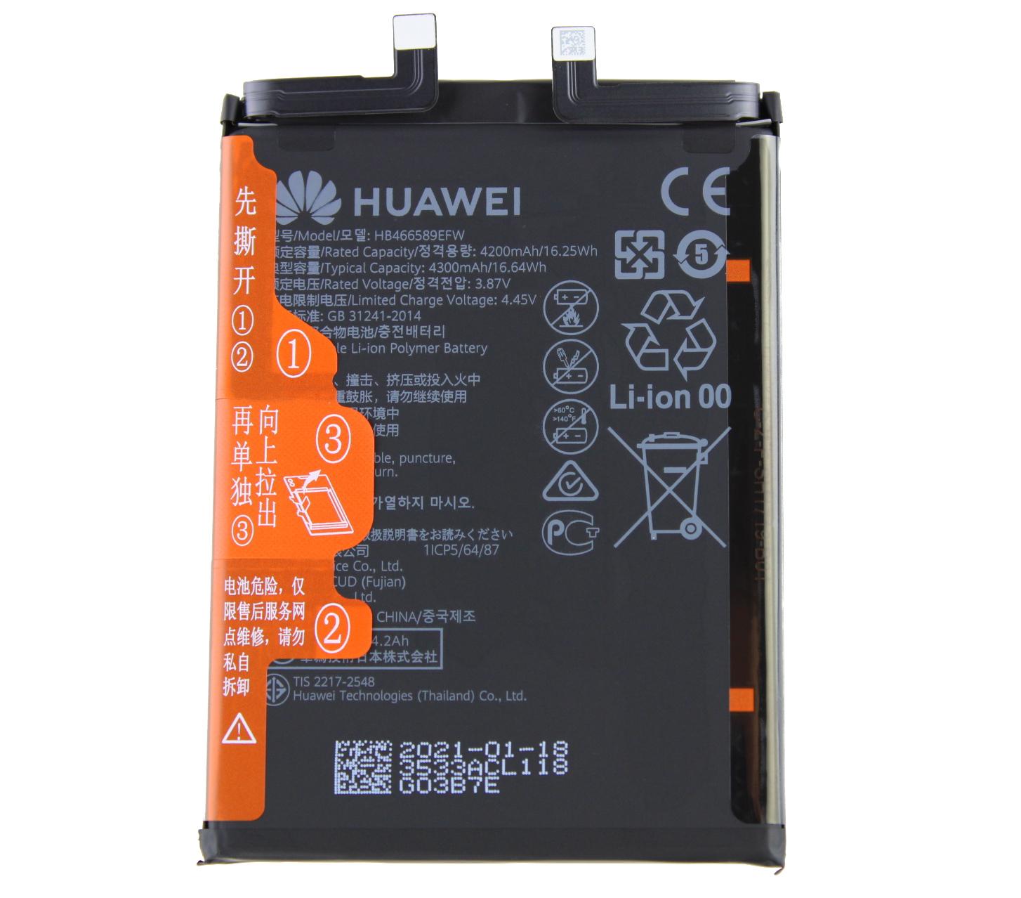 Original Battery HB466589EFW Huawei Nova 8i , Honor 50 Lite