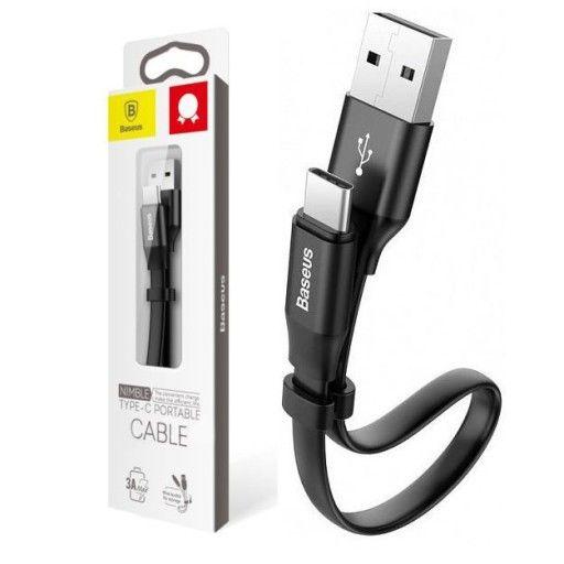 Kabel USB Baseus Nimble Type-C 2A 120cm czarno-złoty (CATMBJ-A0V)