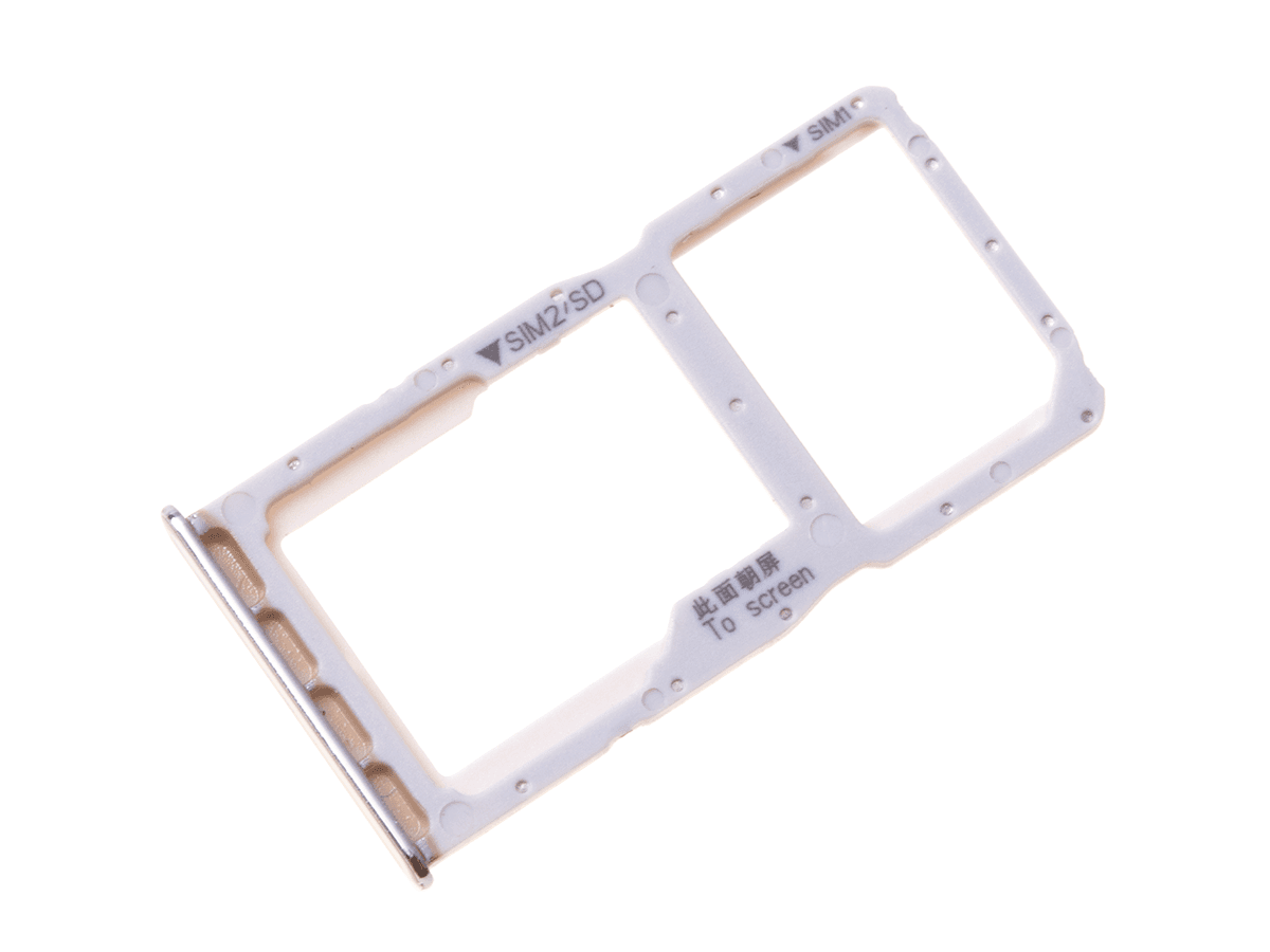 Original SIM and SD tray card Huawei P30 Lite - white
