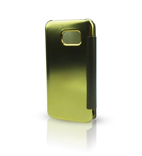FLIP WALLET MIRROR SAMSUNG SM-G930 Galaxy S7 Gold