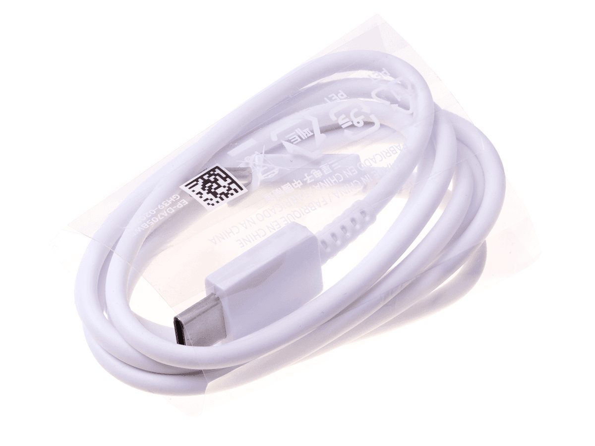 Oryginalny Kabel Samsung EP-DA705BWE USB-C / USB-C 3A 1m biały (bulk)