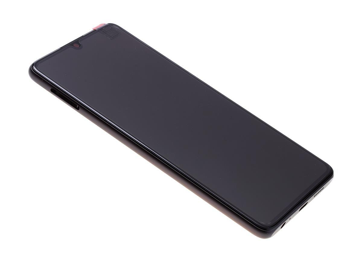 Oryginalny Wyświetlacz LCD + Ekran dotykowy + Bateria Huawei P30 - Czarny (NOWA WERSJA)