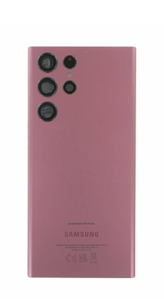 Original Battery cover Samsung SM-S908B Galaxy S22 Ultra Burgundy (Dissambly)