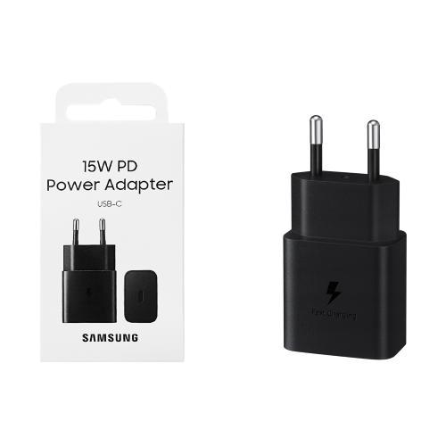 Oryginalna Ładowarka Sieciowa Samsung EP-T1510EWE USB-C 15W czarna (blister)